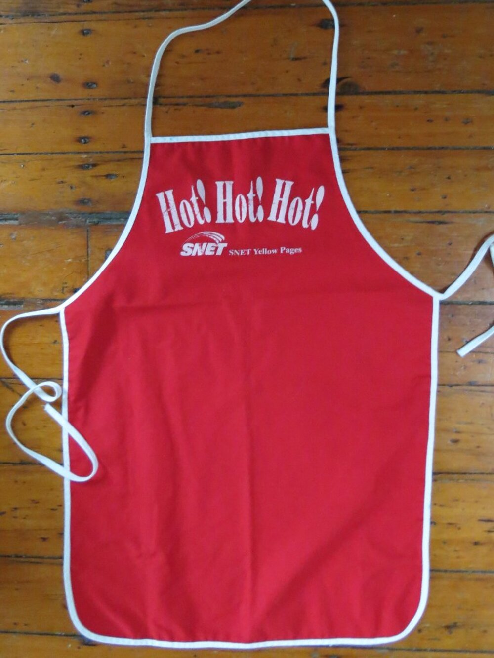 HOT Bib Apron Vintage SNET Telephone Yellow Pages Red Cooking Kitchen Home
